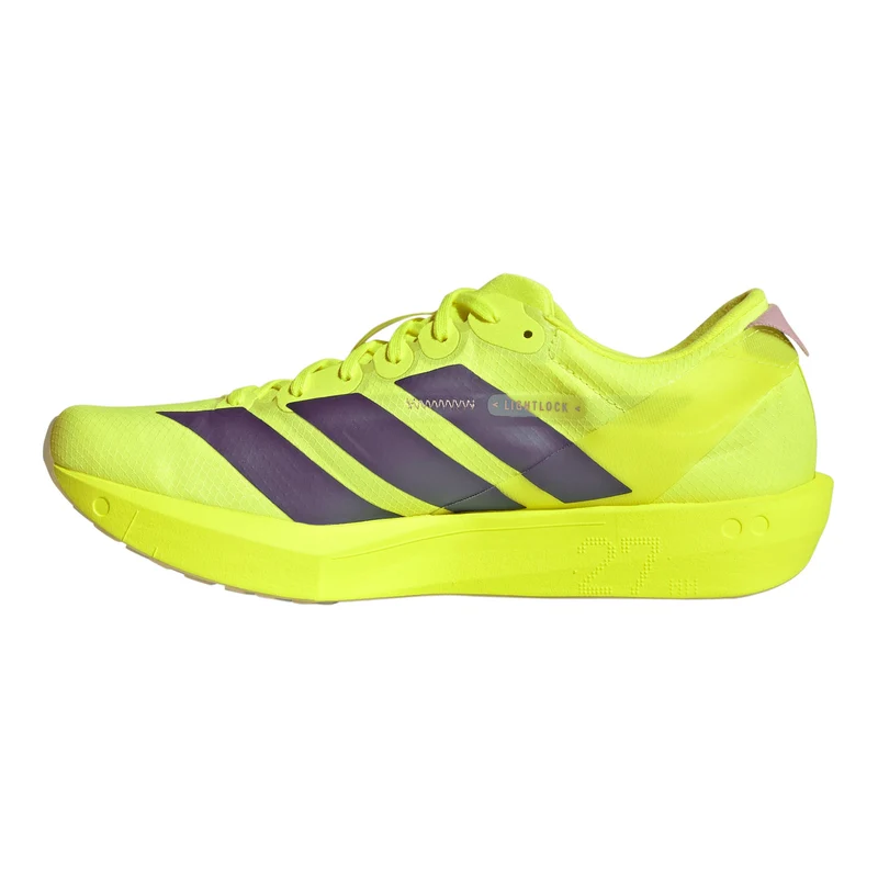 adizero Adios 9 Wettkampfschuh Damen - neongelb, grau