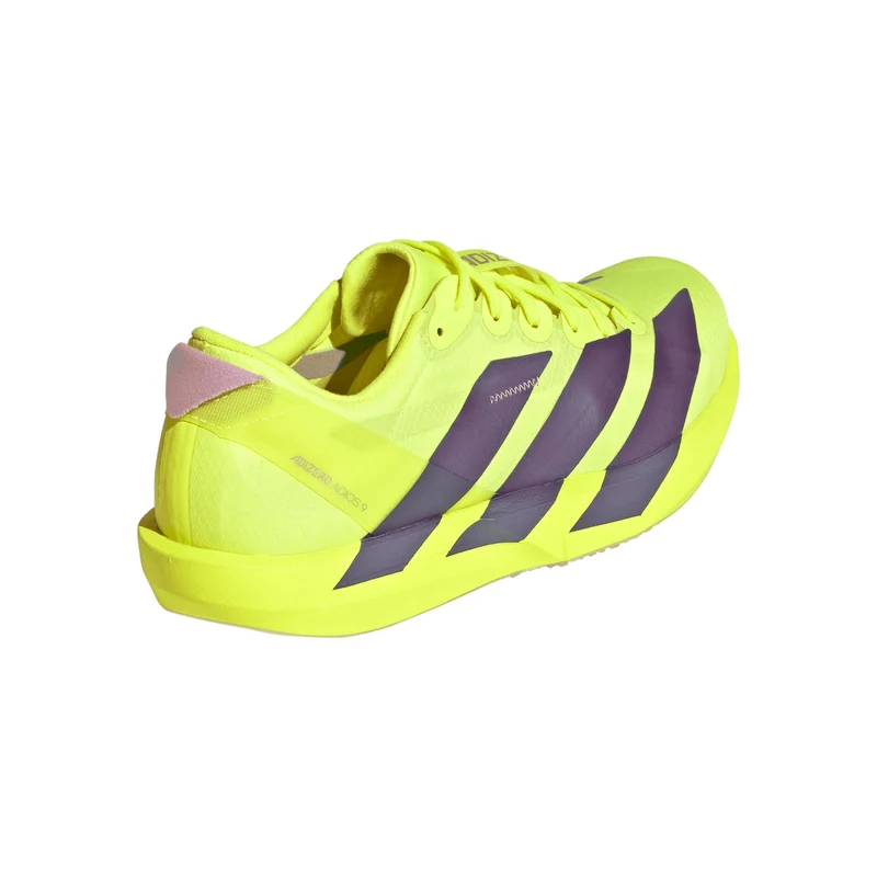 adizero Adios 9 Wettkampfschuh Damen - neongelb, grau
