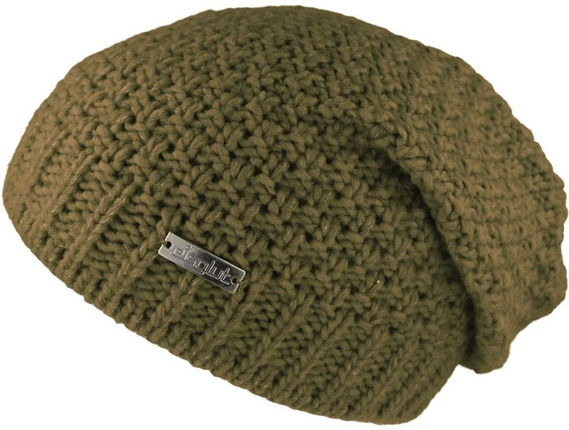 EISGLUT Miriaml Warme Strickmütze mit Fleece Innenband