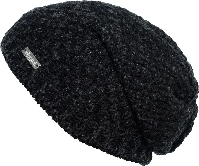 EISGLUT Miriaml Warme Strickmütze mit Fleece Innenband