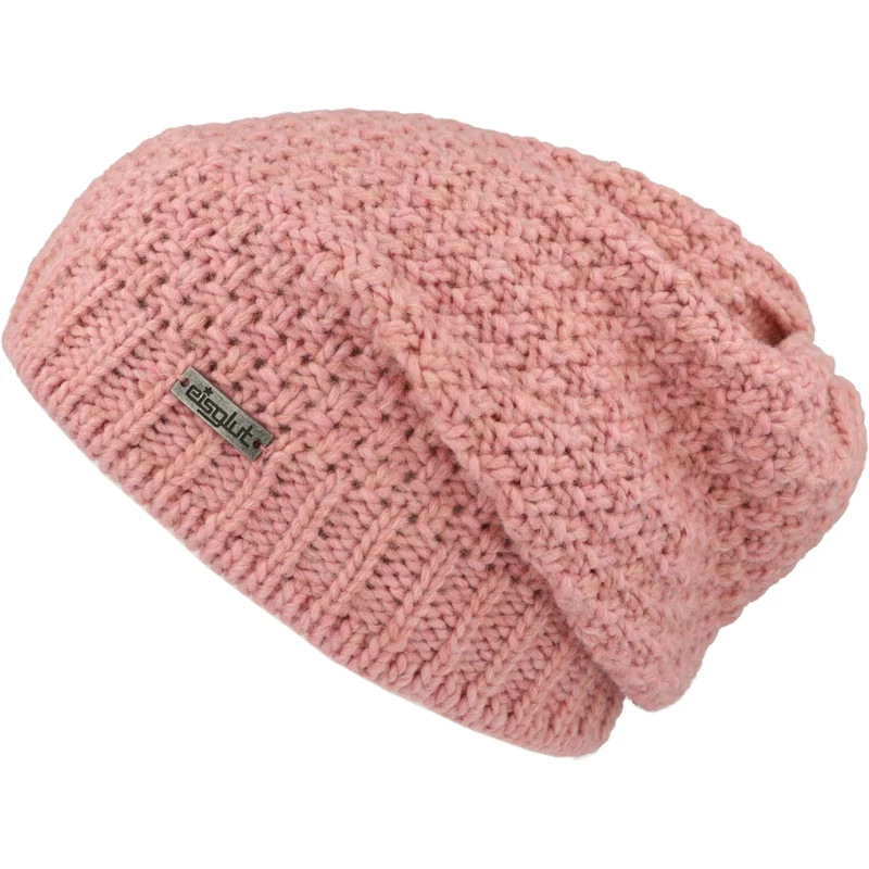EISGLUT Miriaml Warme Strickmütze mit Fleece Innenband