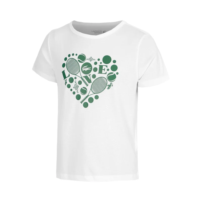 T-Shirt Kinder - weiß, dunkelgrün
