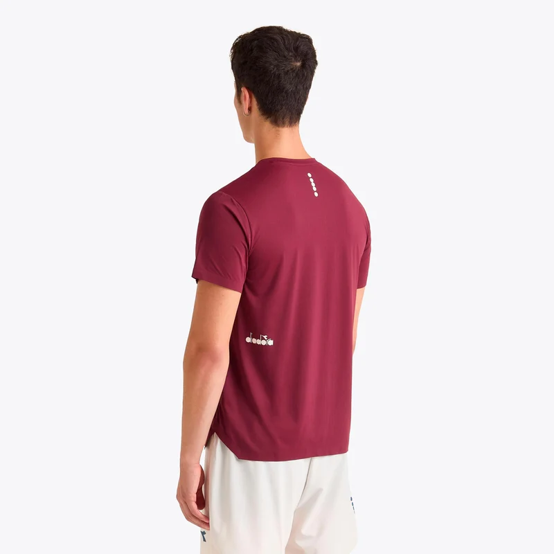Icon T-Shirt Herren - weinrot