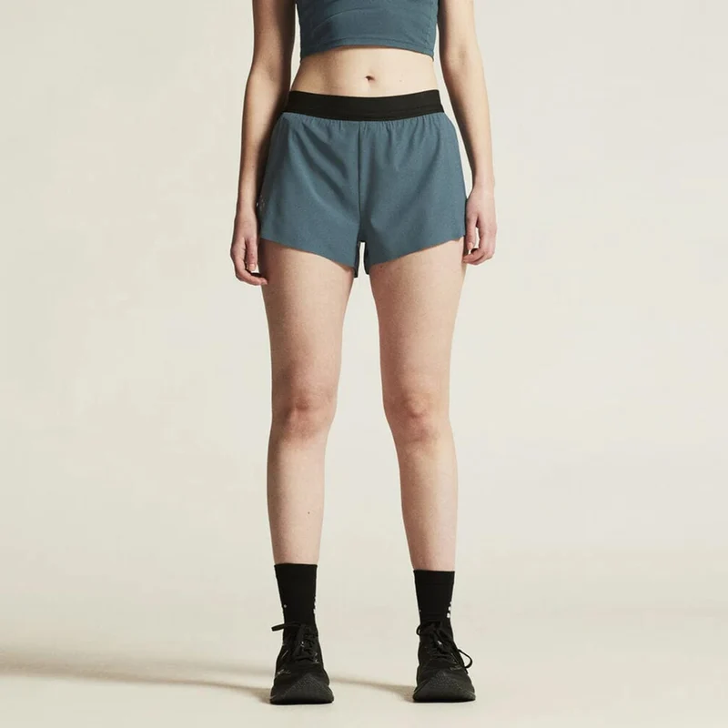 Pro Hypervent Split 2 Laufshorts Damen-Blau