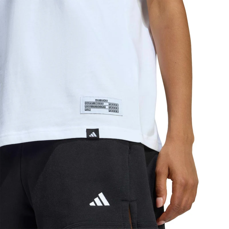 MINI Embroidery Graphic T-Shirt Damen - weiß, mehrfarbig