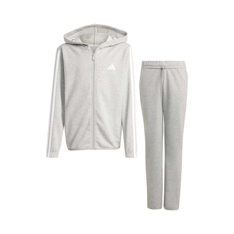 Essentials Trainingsanzug Kinder - grau, weiß