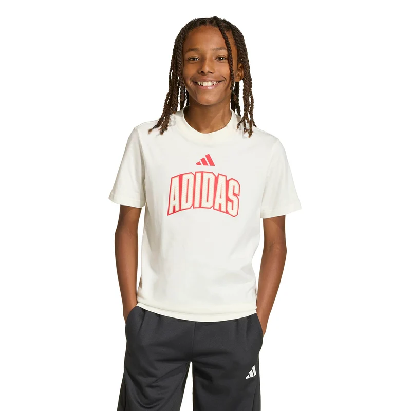 Stadium Lettering T-Shirt Kinder - offwhite, rot