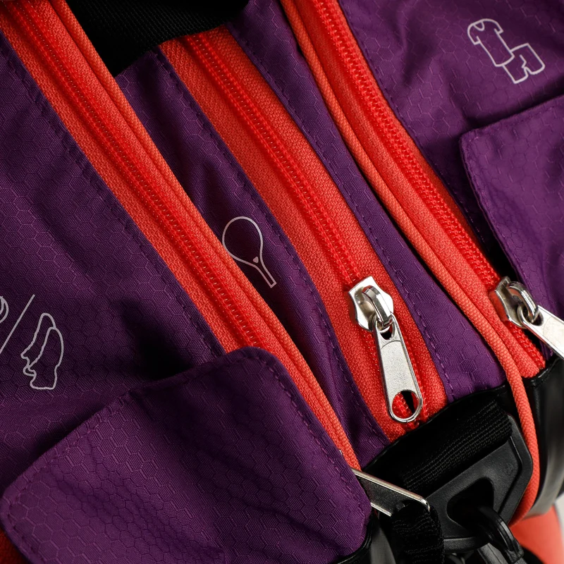 Medium Sports Performance Padelschlägertasche - orange, lila