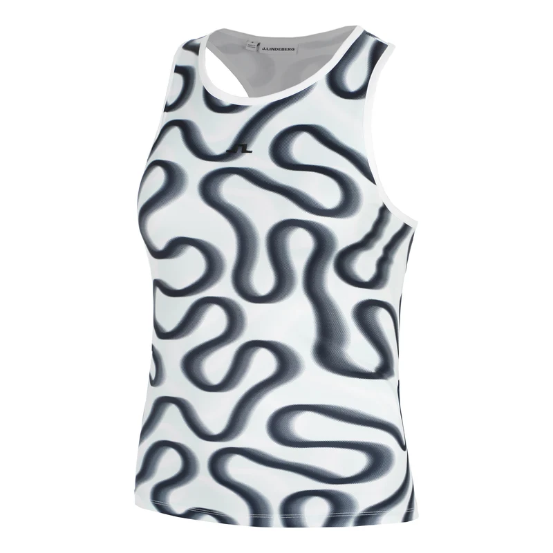 Doris Printed Tank-Top Damen-hellblau