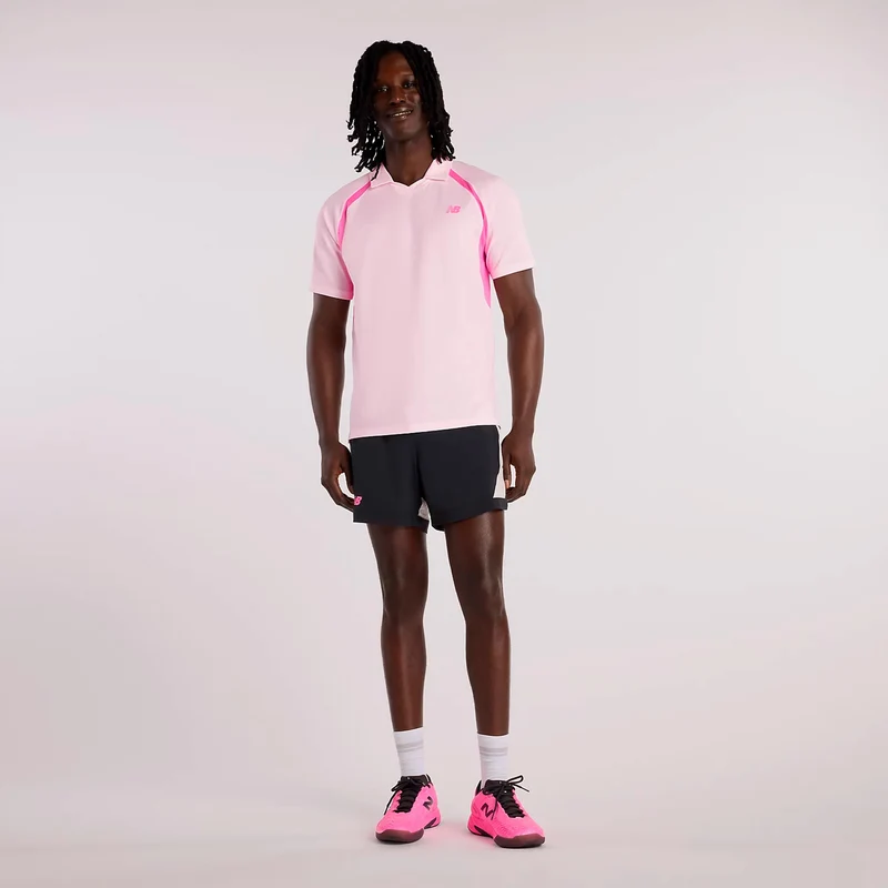 Tournament T-Shirt Herren-rosa, weiß