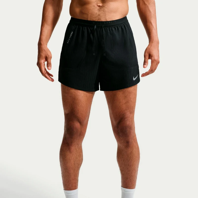 Stride Laufshorts Herren - schwarz, silber