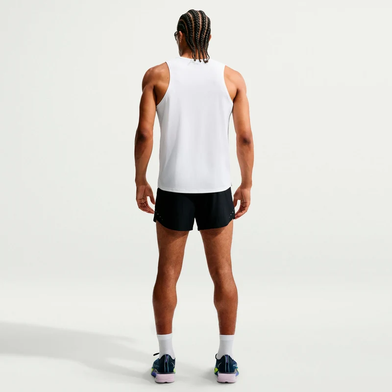 Stride Laufshorts Herren - schwarz, silber