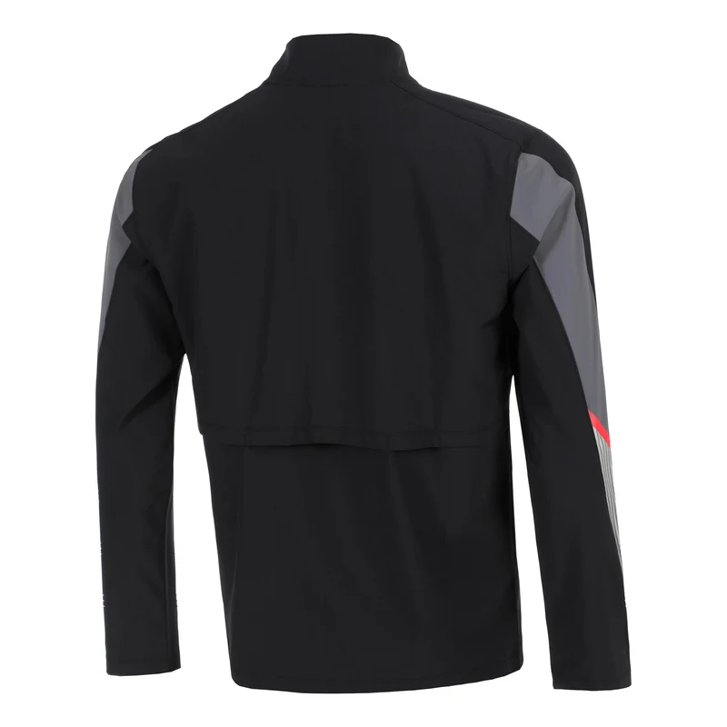 Velociti Storm Laufjacke Herren-Schwarz,Grau