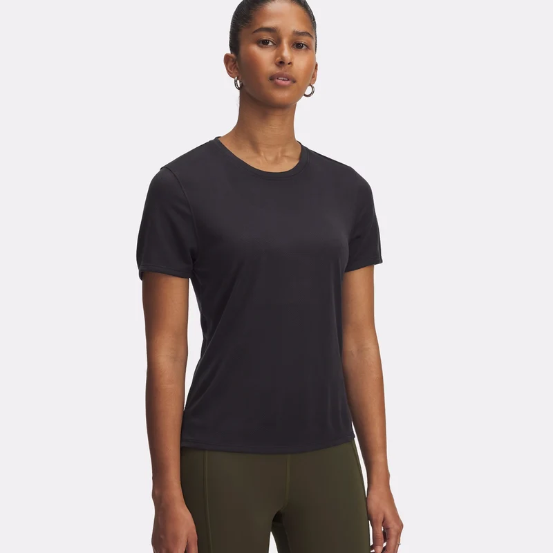 Launch Jacquard Laufshirt Damen-Weiß