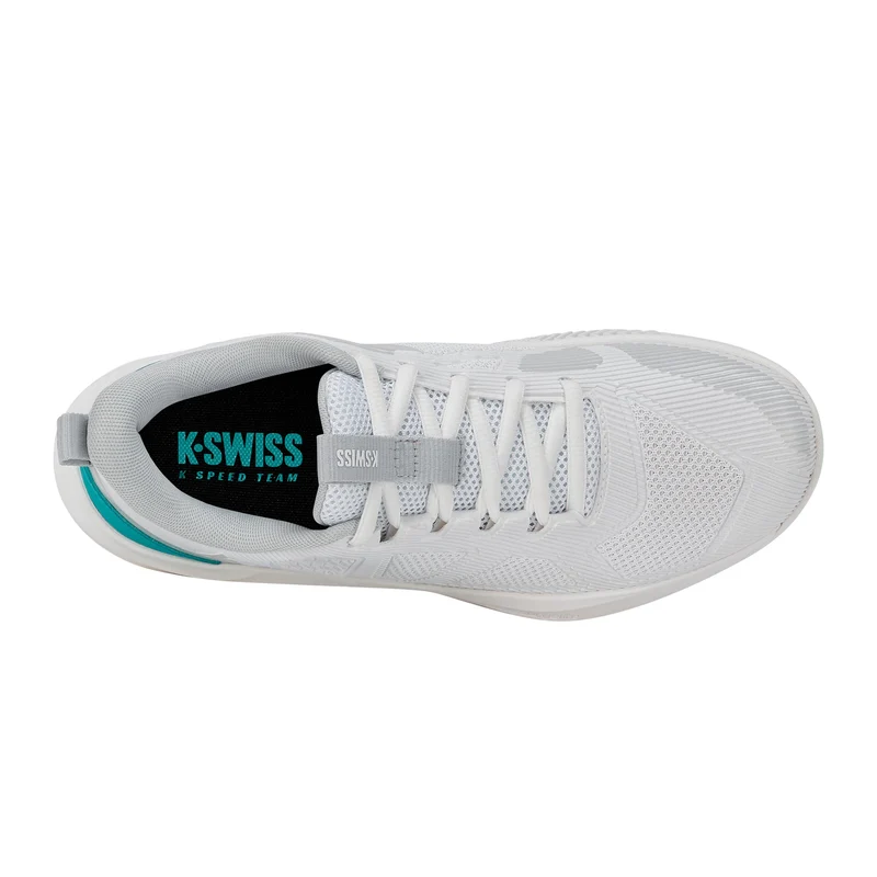 K-Speed Team Sandplatzschuh Damen - weiß, türkis