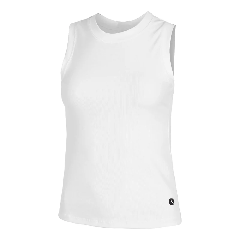 Ace Pocket Ribbed Tank-Top Damen - weiß
