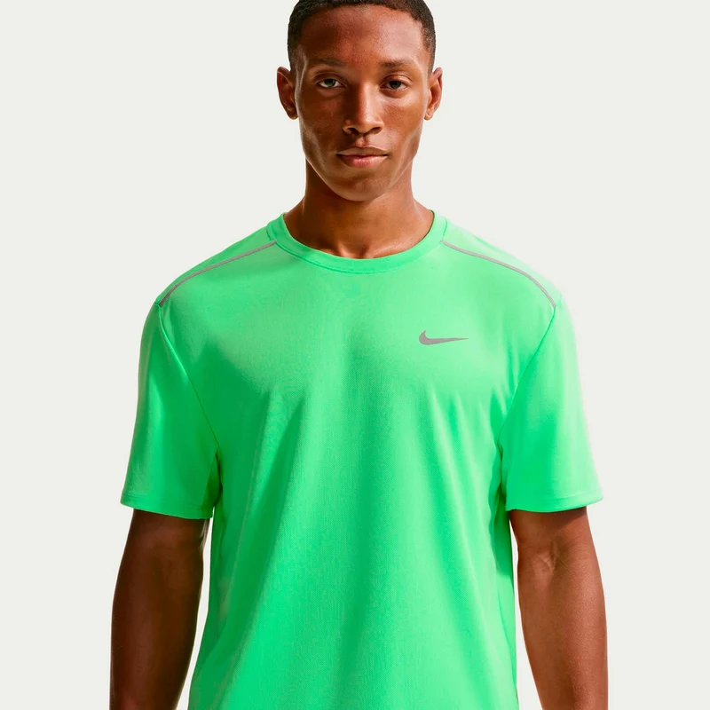 Miler Laufshirt Herren - grün, silber