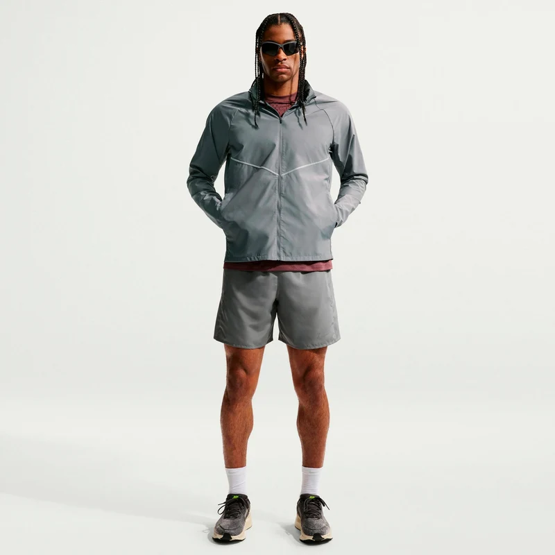 Miler Laufjacke Herren - grau, grau
