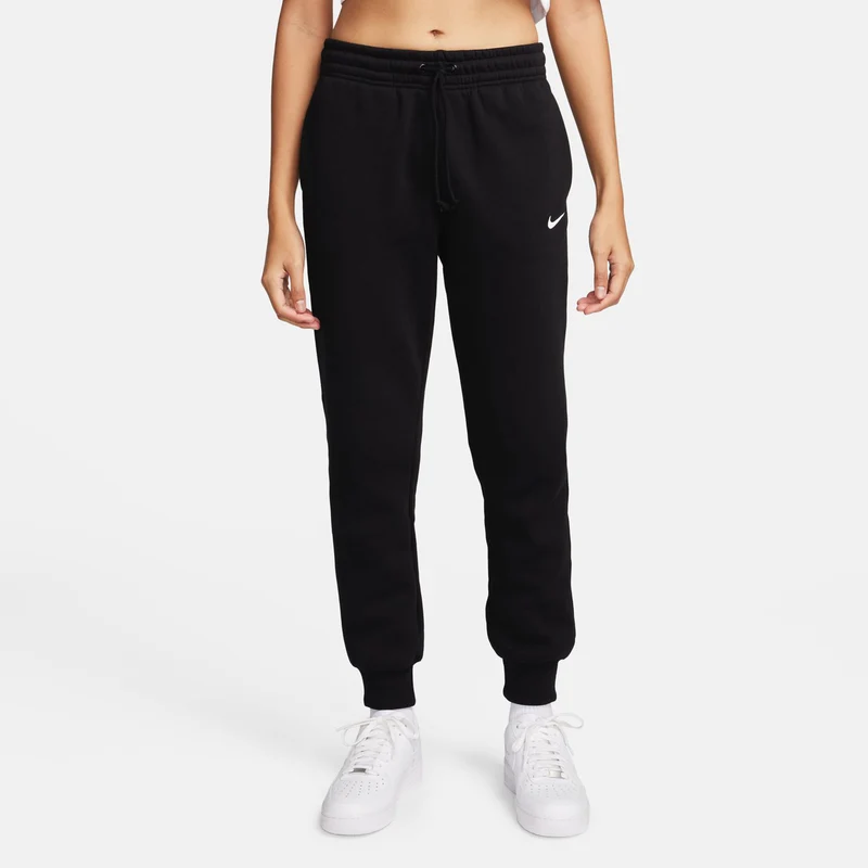 Phoenix Fleece Mid Rise Trainingshose Damen - schwarz,