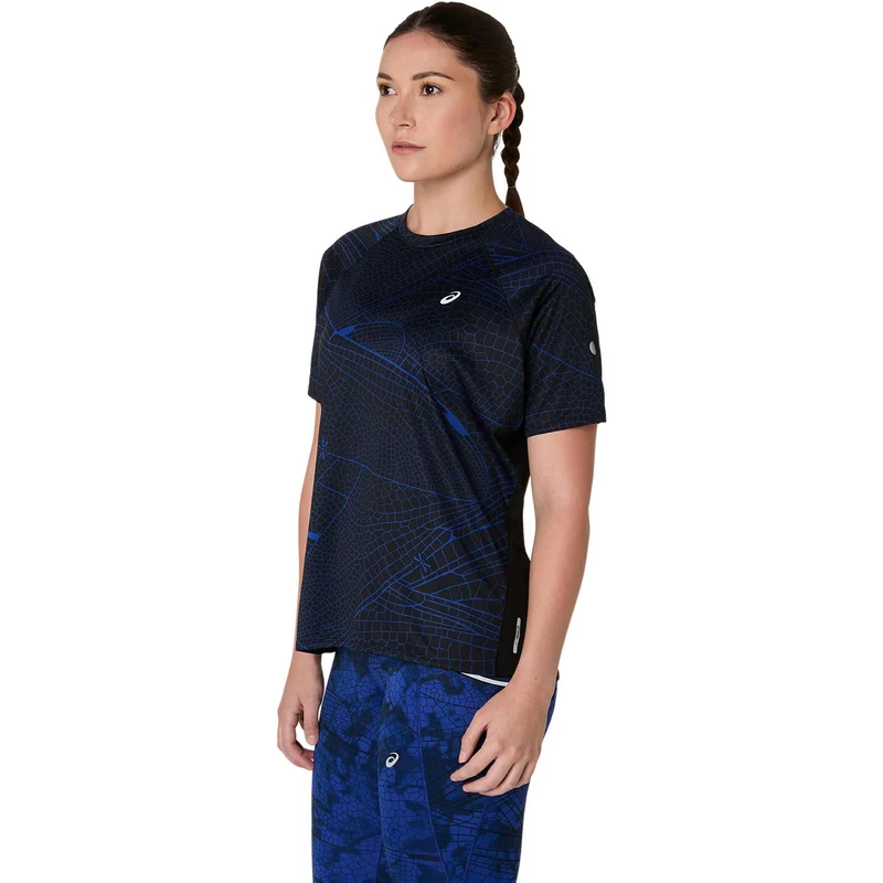 Road Lite-Show Laufshirt Damen-Schwarz,Dunkelblau