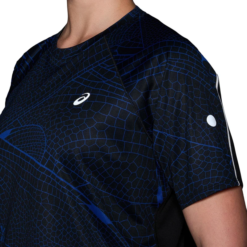 Road Lite-Show Laufshirt Damen-Schwarz,Dunkelblau