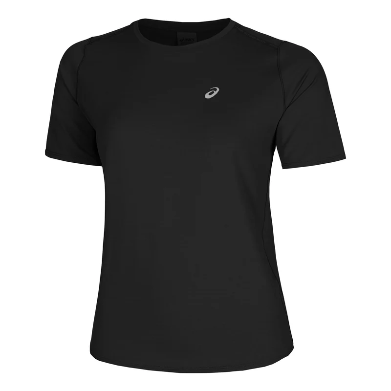 Road Laufshirt Damen-Schwarz