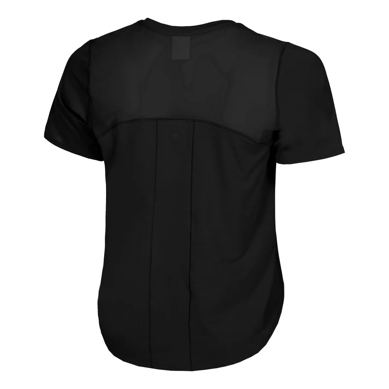 Road Laufshirt Damen-Schwarz