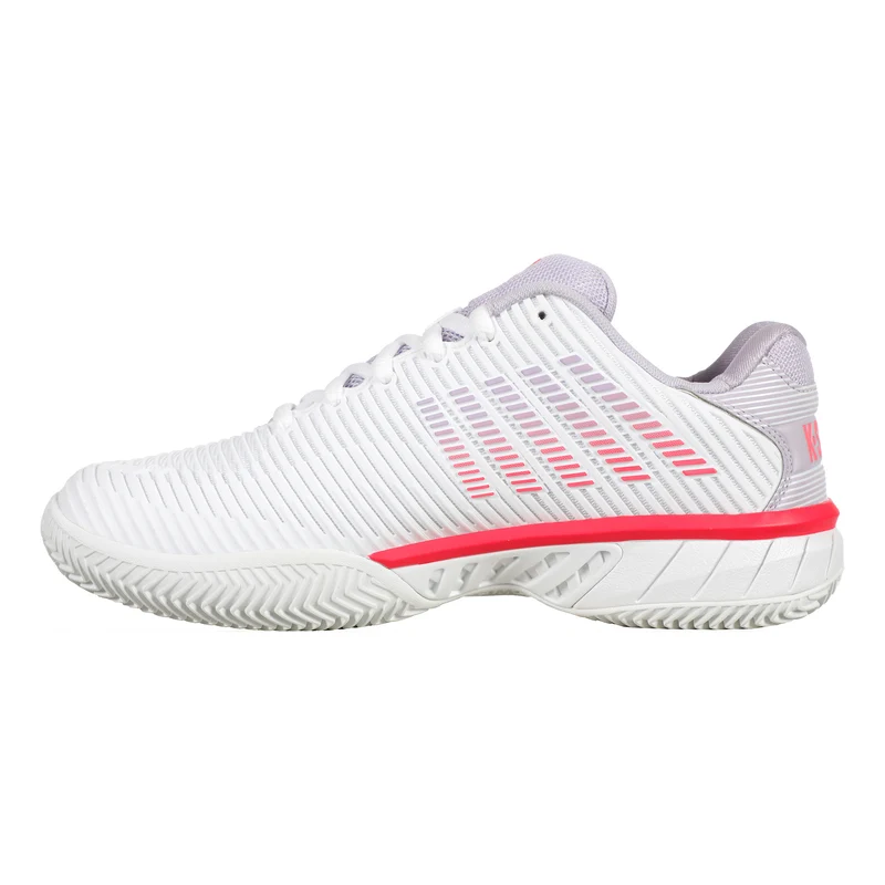 Hypercourt Express 2 Sandplatzschuh Damen-Weiß,Koralle
