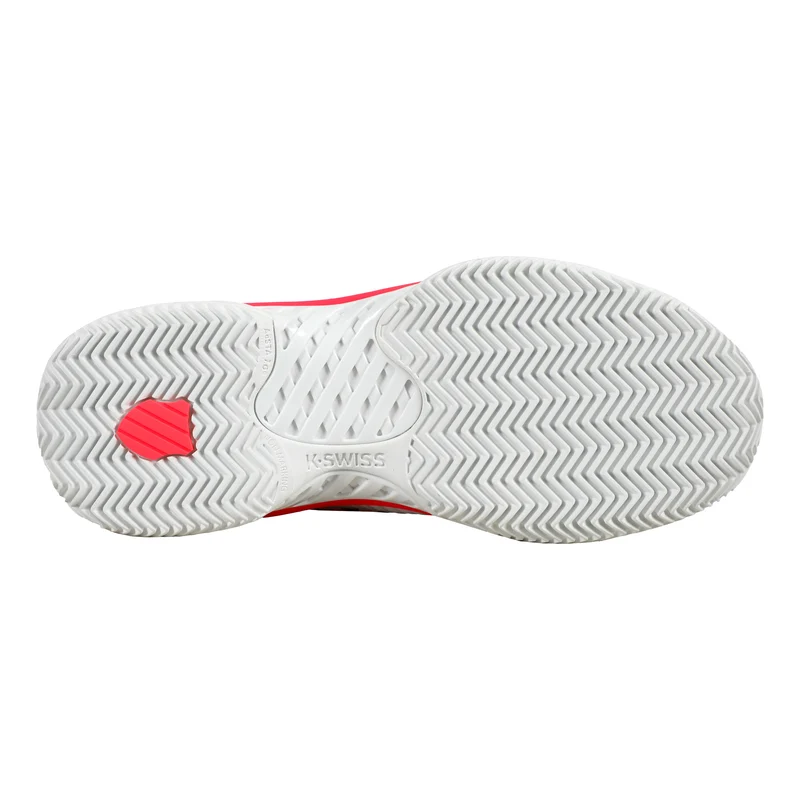 Hypercourt Express 2 Sandplatzschuh Damen-Weiß,Koralle