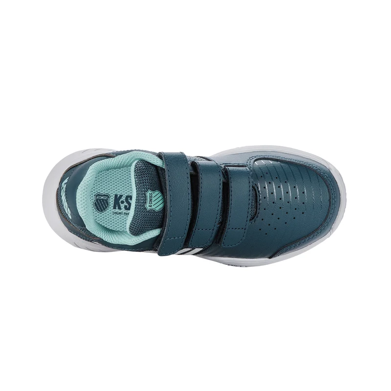 Court Express Strap Omni Allcourtschuh Kinder-petrol,weiß