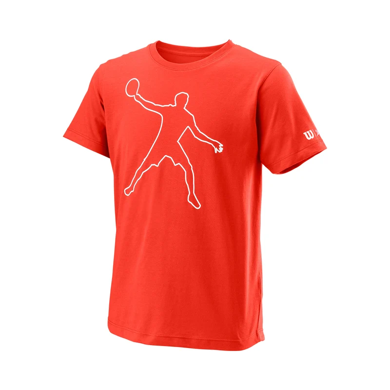 Bela Tech II T-Shirt Jungen-Orange,Weiß
