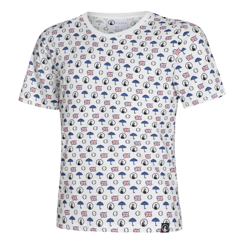 London Statement T-Shirt Herren-Weiß,Mehrfarbig