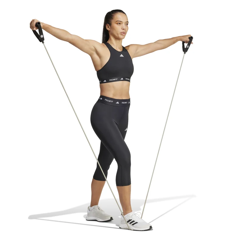 ADIDAS TF CAPRI L Damen Capri Leggings Schwarz