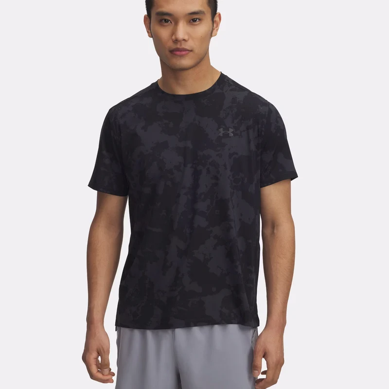 Launch Elite Print Laufshirt Herren-Anthrazit,Schwarz