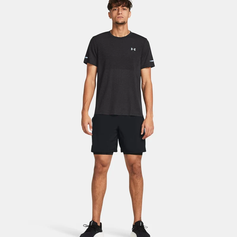 Launch 5 Inch 2-in-1 Laufshorts Herren - schwarz