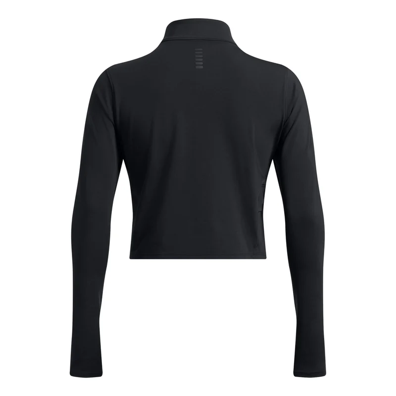 Launch Elite Half Zip Laufshirt Damen-Schwarz