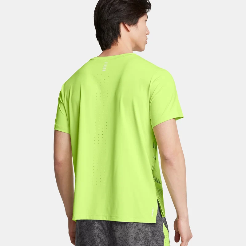 Launch Elite Graphic Laufshirt Herren-Grün,Grau