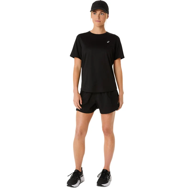 Core Laufshirt Damen - schwarz