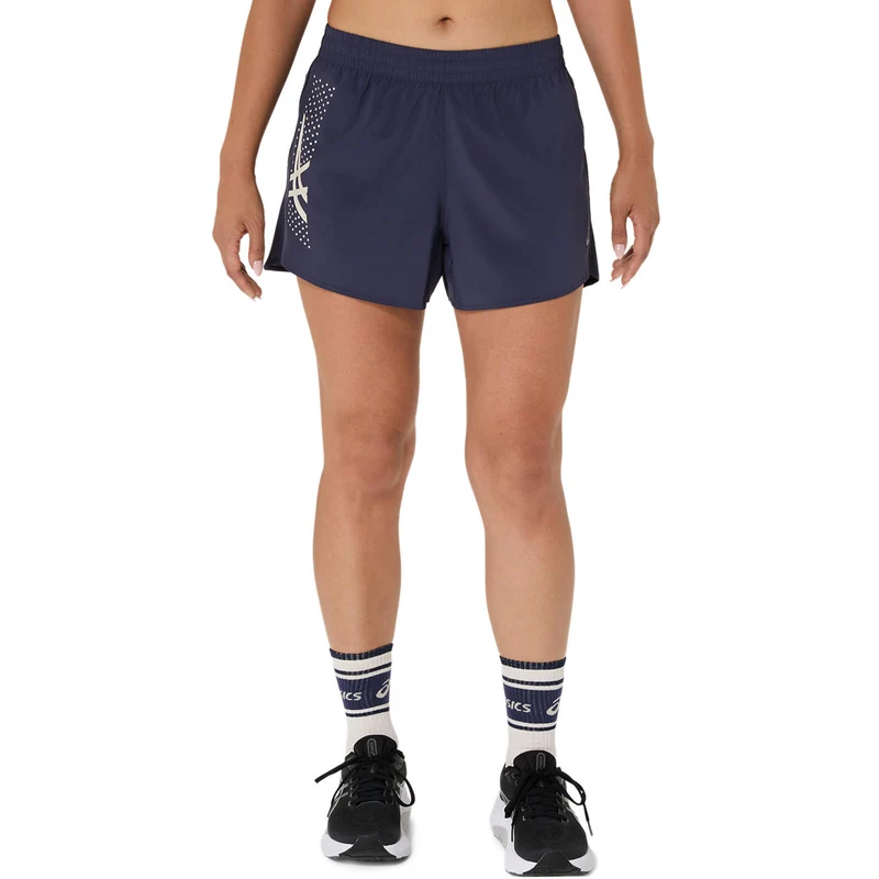 Icon 4in Laufshorts Damen-Dunkelblau