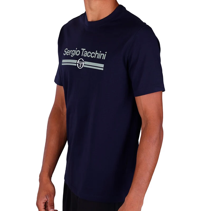 Marchio Co T-Shirt Herren - dunkelblau, weiß
