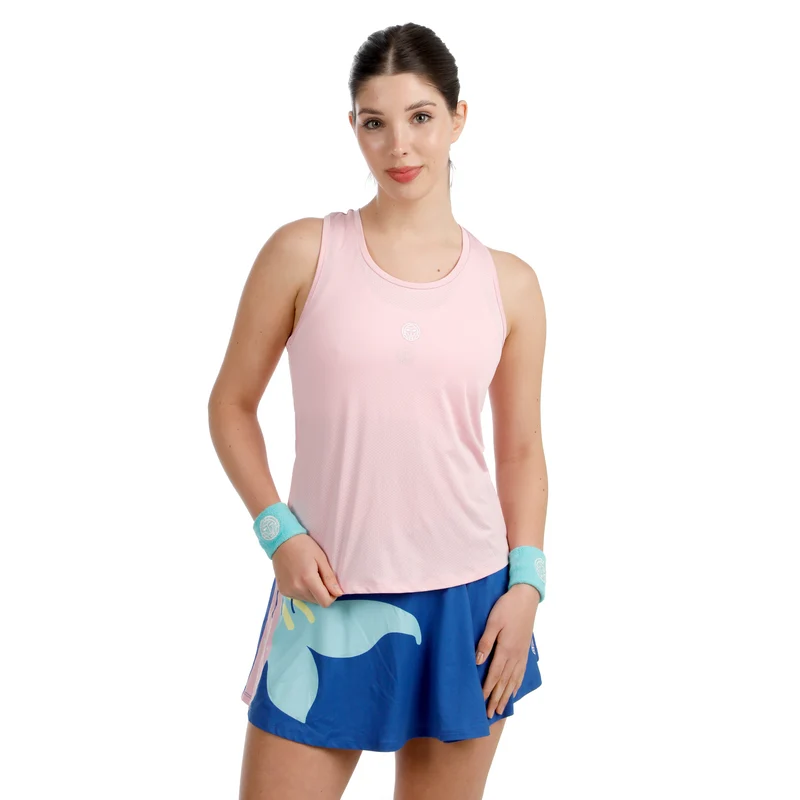 Out of Control Racerback Tank-Top Damen - rosa, weiß