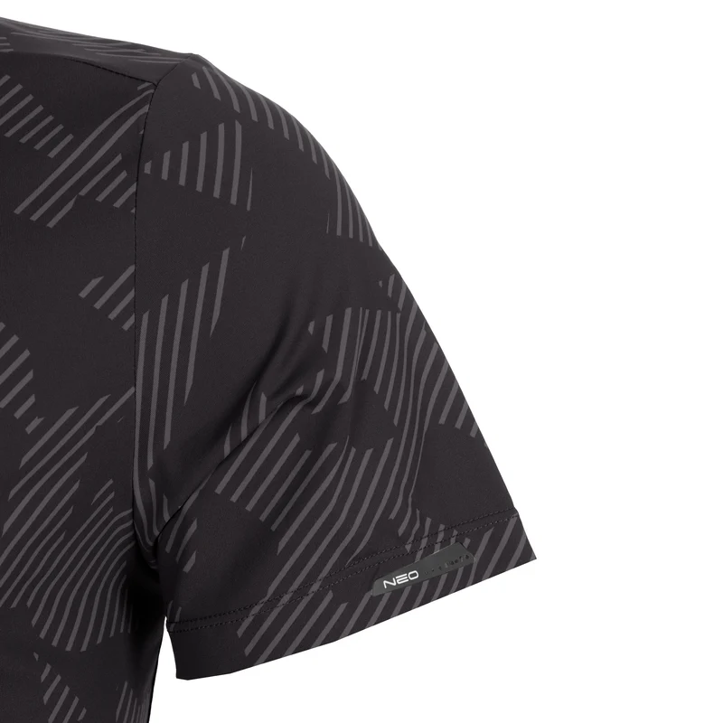 Feel the Vybe AOP Laufshirt Herren-schwarz