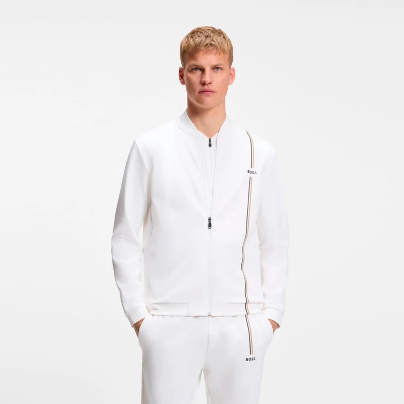Game Full Zip Trainingsjacke Herren - weiß