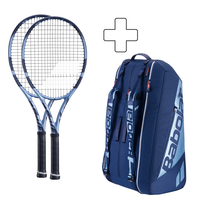 2x Pure Drive plus Schlägertasche