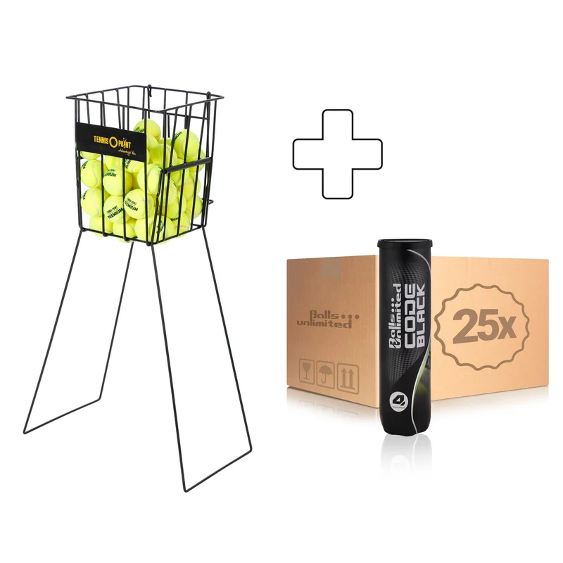 25x 4er Dose Code Black plus Ballkorb