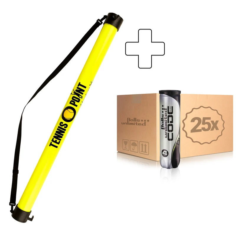 25x 4er Dose Code Black plus Ballsammelröhre