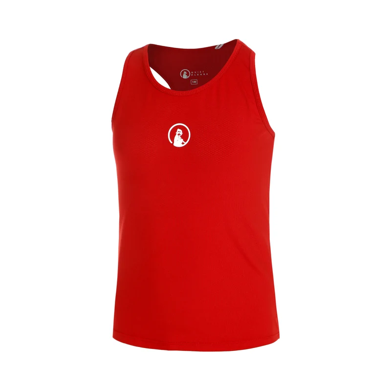 Racerback Tank-Top Mädchen-Rot,Weiß