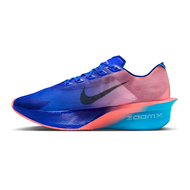 Vaporfly 4 Wettkampfschuh - blau, koralle