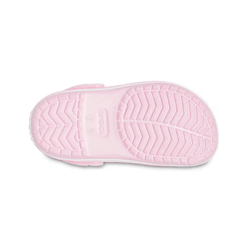 Crocband Clog Badelatschen Kinder - rosa, weiß
