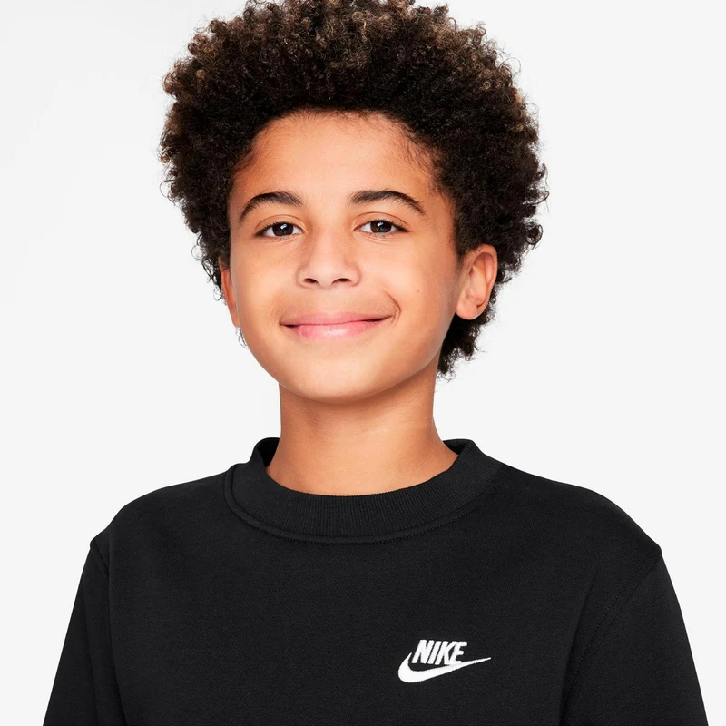 Club Fleece Sweatshirt Kinder - schwarz